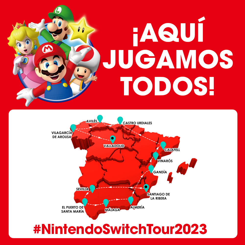 Este verano también jugamos todos en el Nintendo Switch Tour