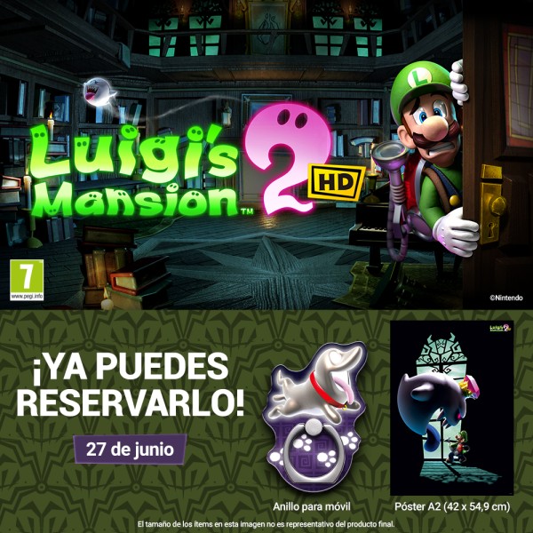 Ya puedes reservar Luigi’s Mansion 2 HD