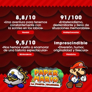 ¡Aquí están las reseñas de Paper Mario: La puerta milenaria!