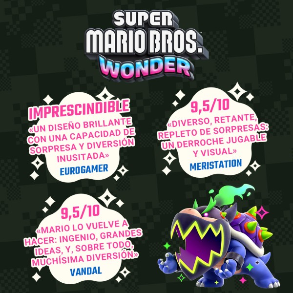¡Aquí están las reseñas de Super Mario Bros. Wonder!