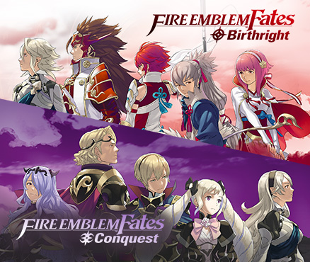 Kies je pad op onze officiële Fire Emblem Fates-website!