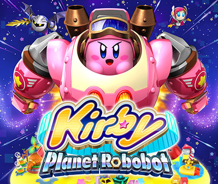 Pilota un robobot e salva il Pianeta Pop da un esercito robotico in Kirby: Planet Robobot, in arrivo su nintendo 3DS il 10 giugno