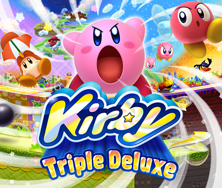 Une Nintendo 2DS ROSE + BLANC accompagnée de Kirby: Triple Deluxe le 16 mai