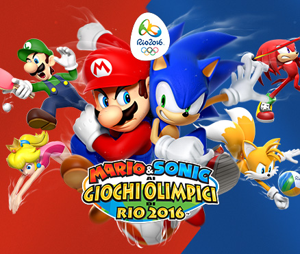 Gareggia per l'oro con Mario & Sonic ai Giochi Olimpici di Rio 2016™, in arrivo sulle console della famiglia Nintendo 3DS l'8 aprile