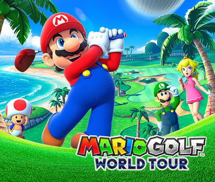 ¡Prepárate para dar el golpe en el sitio web oficial de Mario Golf: World Tour!