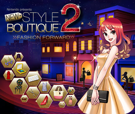 Word de ster van de modewereld in Nintendo presents: New Style Boutique 2 - Fashion Forward voor de Nintendo 3DS