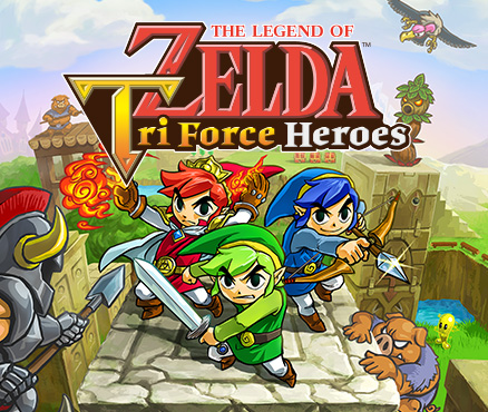 Solve puzzles and survive levels alongside friends in The Legend of Zelda: Tri Force Heroes for Nintendo 3DS