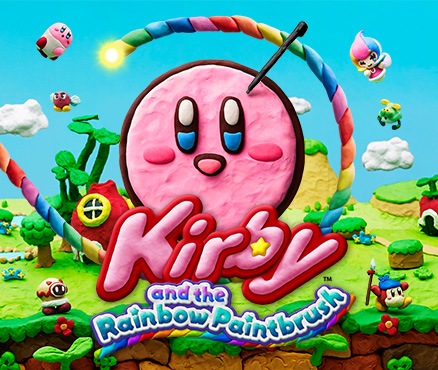Betreed een prachtige wereld van klei op de website van Kirby and the Rainbow Paintbrush!