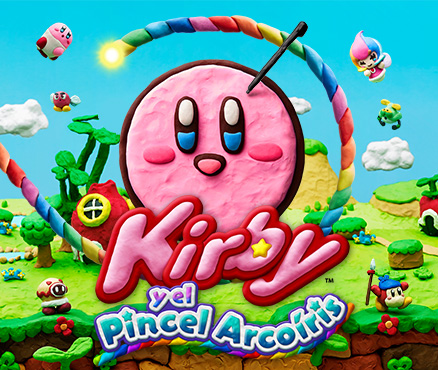 ¡Visita un maravilloso mundo de plastilina en nuestra web de Kirby y el Pincel Arcoíris!