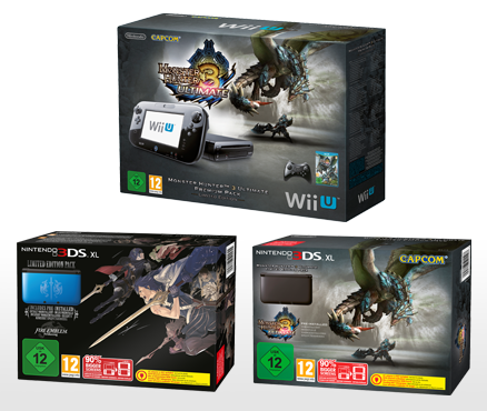 Novos packs Nintendo 3DS XL e Wii U disponíveis nos próximos meses