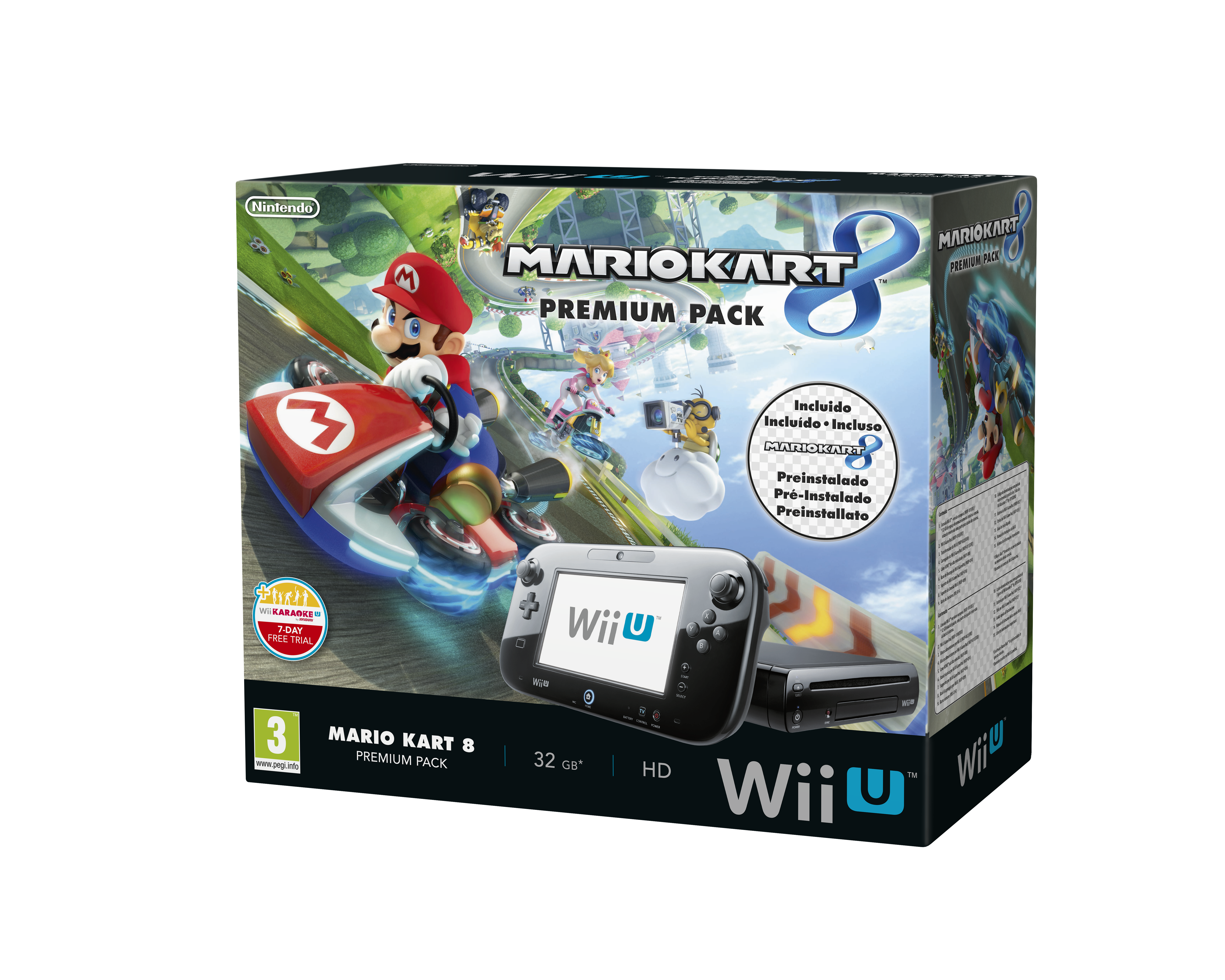 Lote Mario Kart 8 Premium Pack Preinstalado - Edición especial