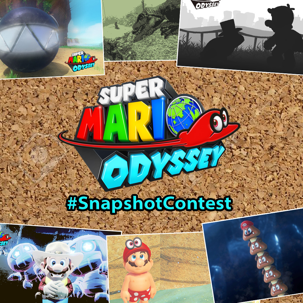 Share your Super Mario Odyssey snaps in our #SnapshotContest for the chance to win your very own Cappy hat!