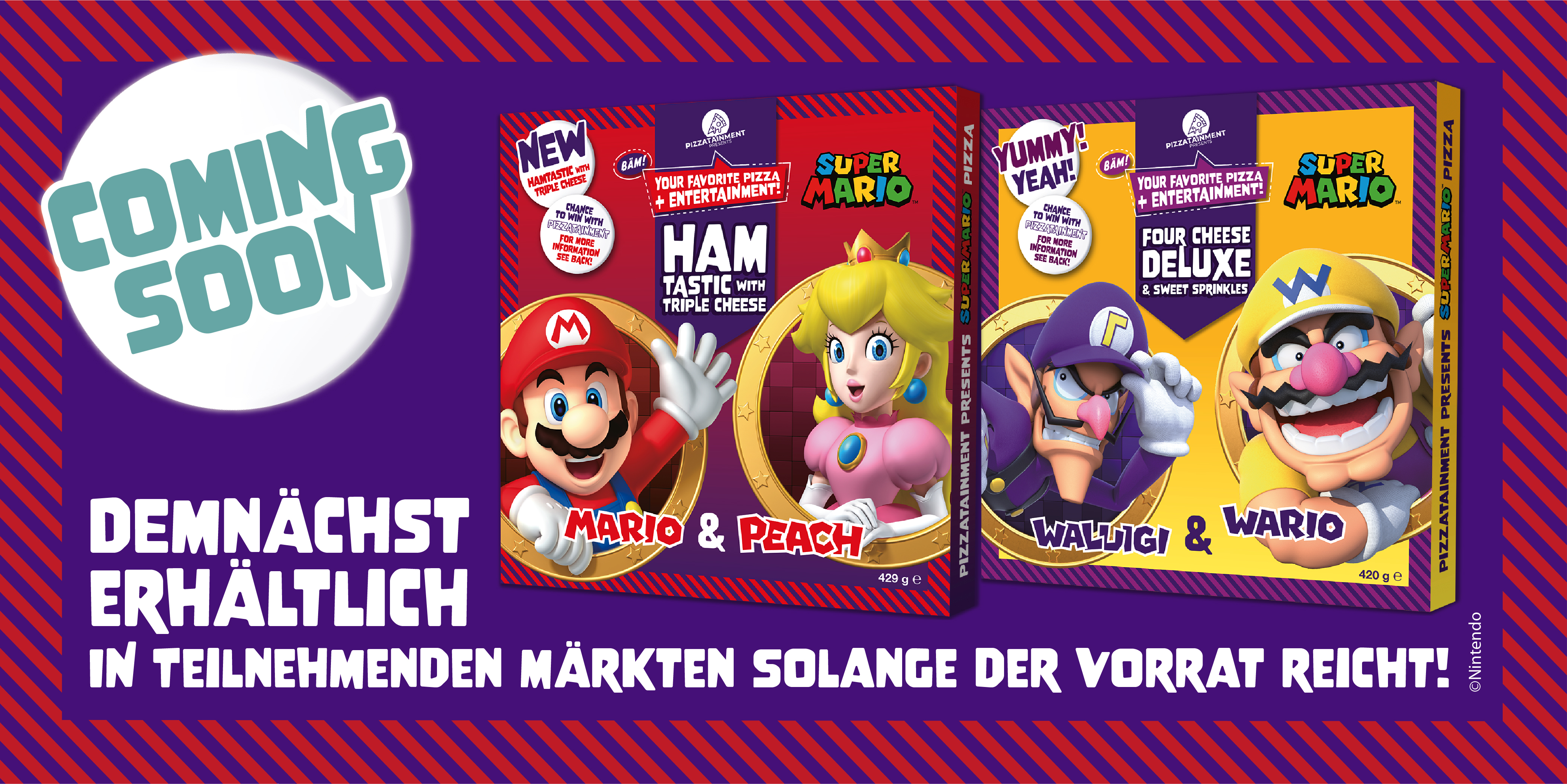 Mario & Peach sind die neuen Pizza-Stars!