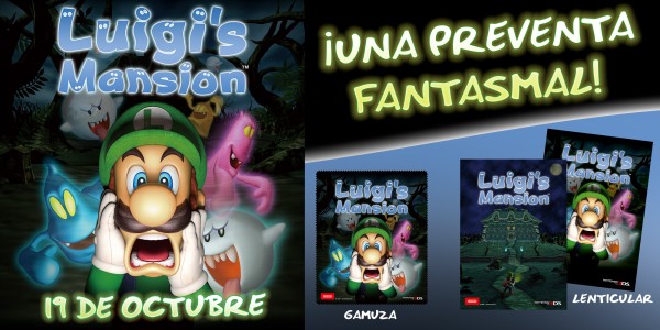 Luigi's Mansion llega a 3DS el próximo 19 de octubre.