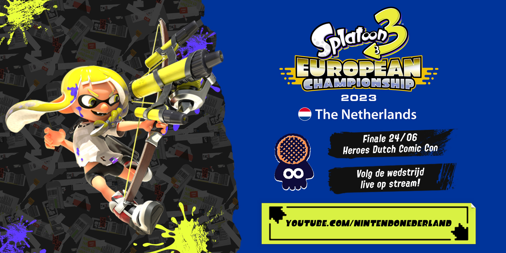 Kijk live naar de finale van het Splatoon 3 European Championship – The Netherlands!