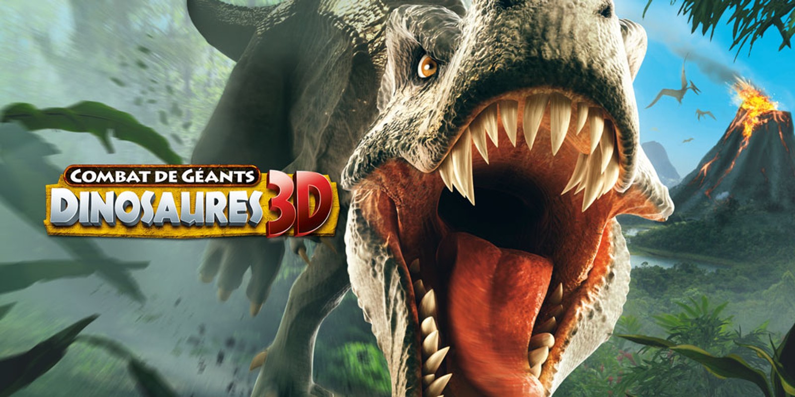 Combat de Géants Dinosaures 3D