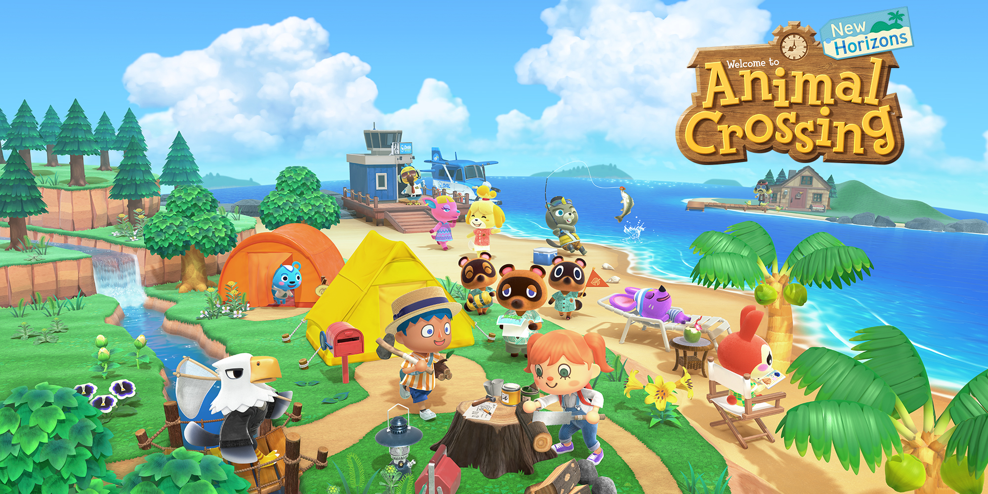 Descobre a vida que te aguarda numa ilha paradisíaca em Animal Crossing: New Horizons!