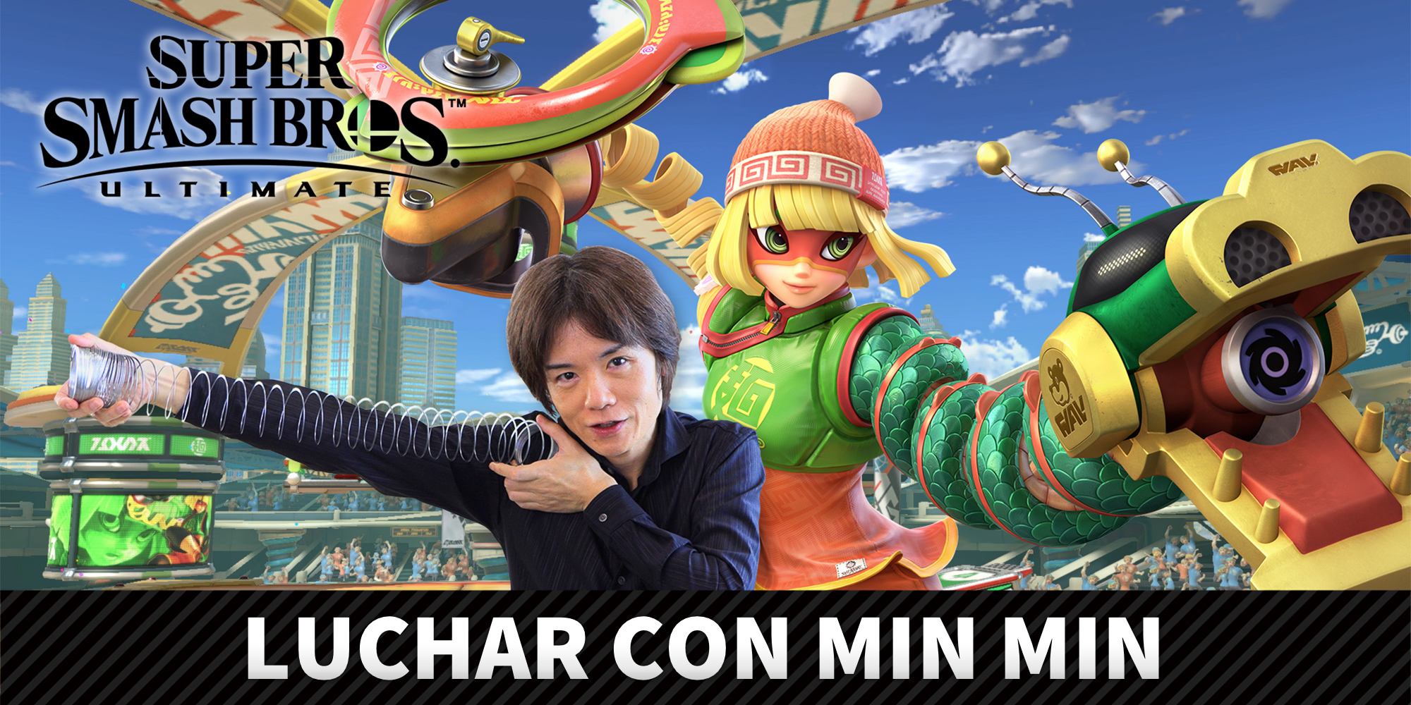¡Min Min, de ARMS, se une al plantel de Super Smash Bros. Ultimate el 30 de junio!