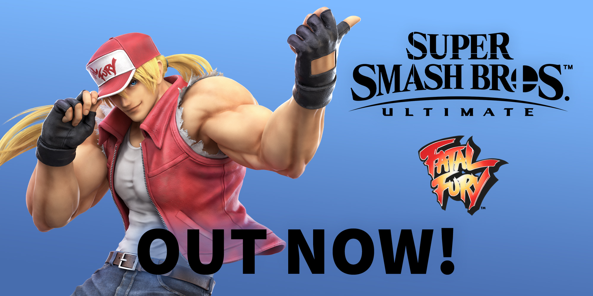 FATAL FURY’s Terry Bogard joins the fight in Super Smash Bros. Ultimate…today!
