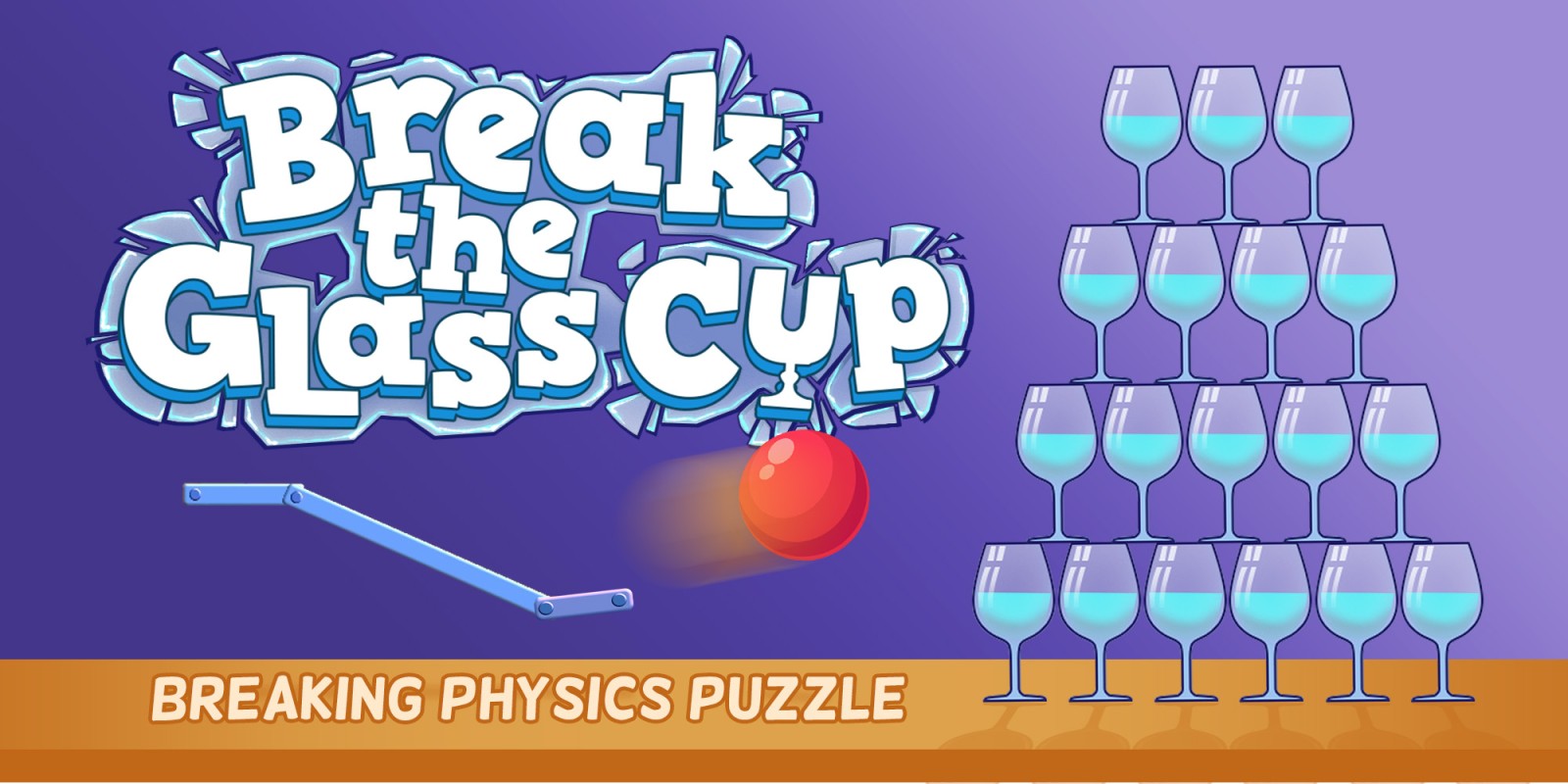 Break the Glass Cup: Breaking Physics Puzzle