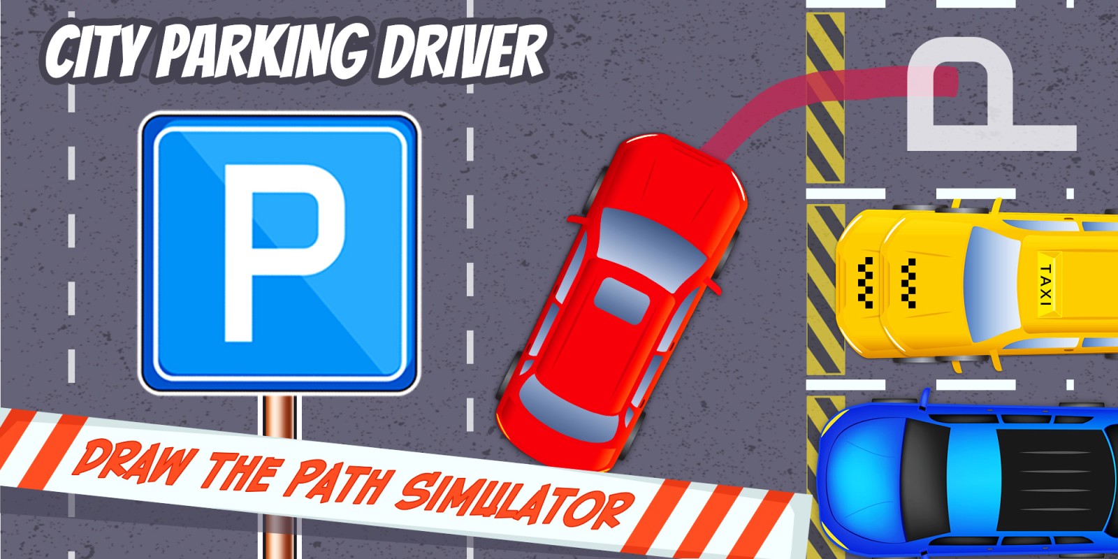 City Parking Driver: Draw The Path Simulator