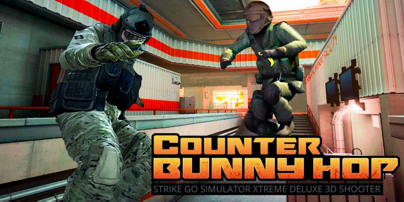 Counter Bunny Hop - Strike Go Simulator Xtreme Deluxe 3D Shooter