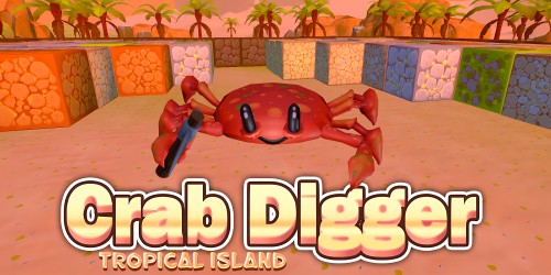 Crab Digger TROPICAL ISLAND switch box art