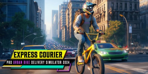 Express Courier Pro: Urban Bike Delivery Simulator 2024!  switch box art