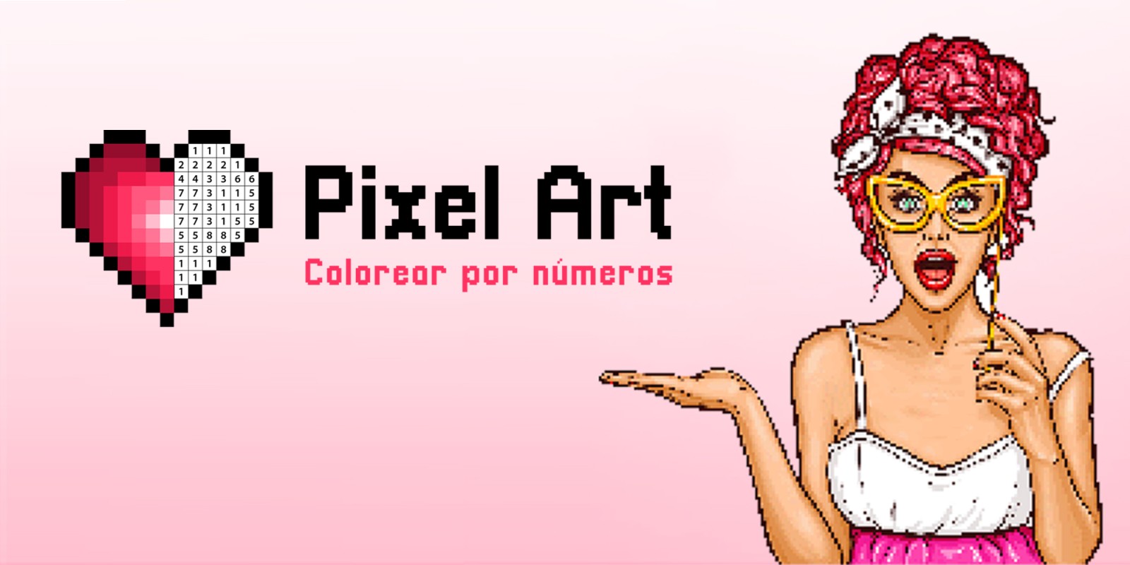 Pixel Art - Colorear por números
