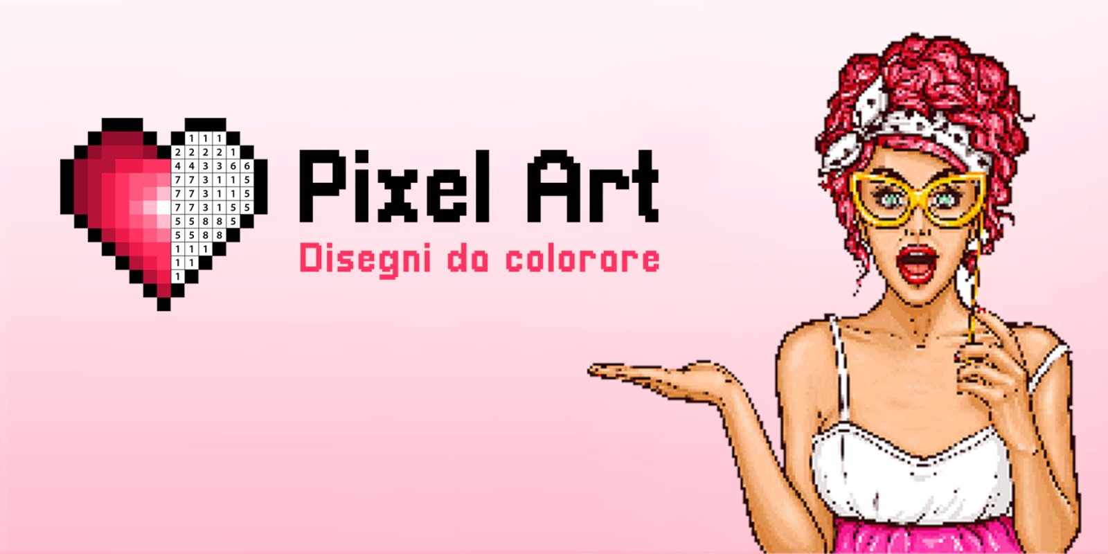 Pixel Art - Disegni da colorare