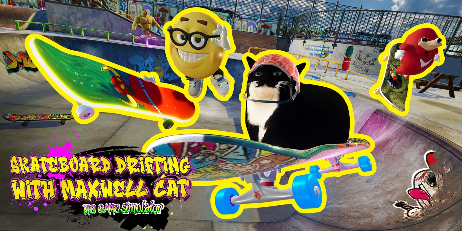 Skateboard Drifting with Maxwell Cat: The Game Simulator
