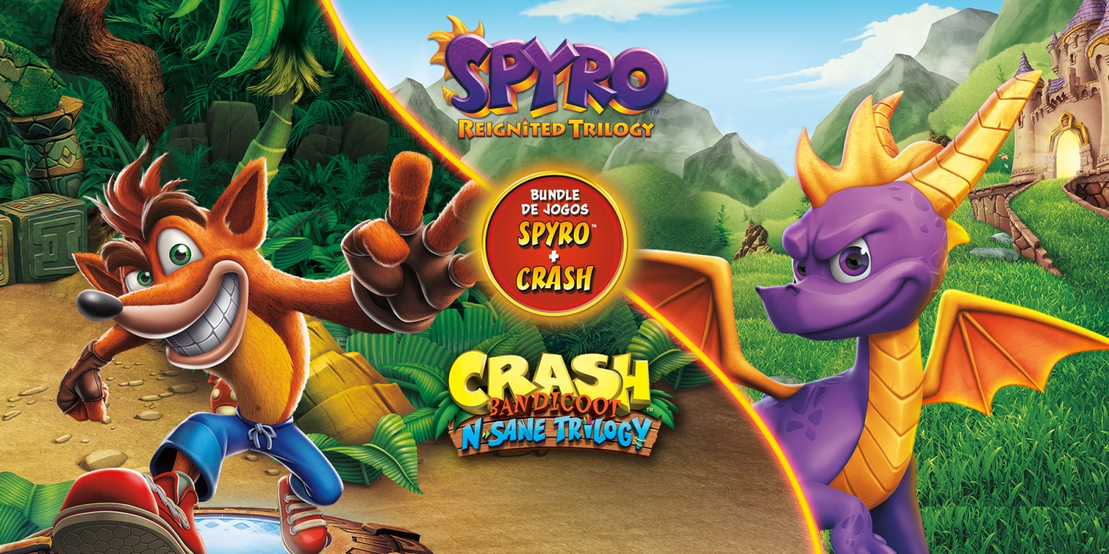 Bundle de Jogos Remasterizados Spyro™ + Crash