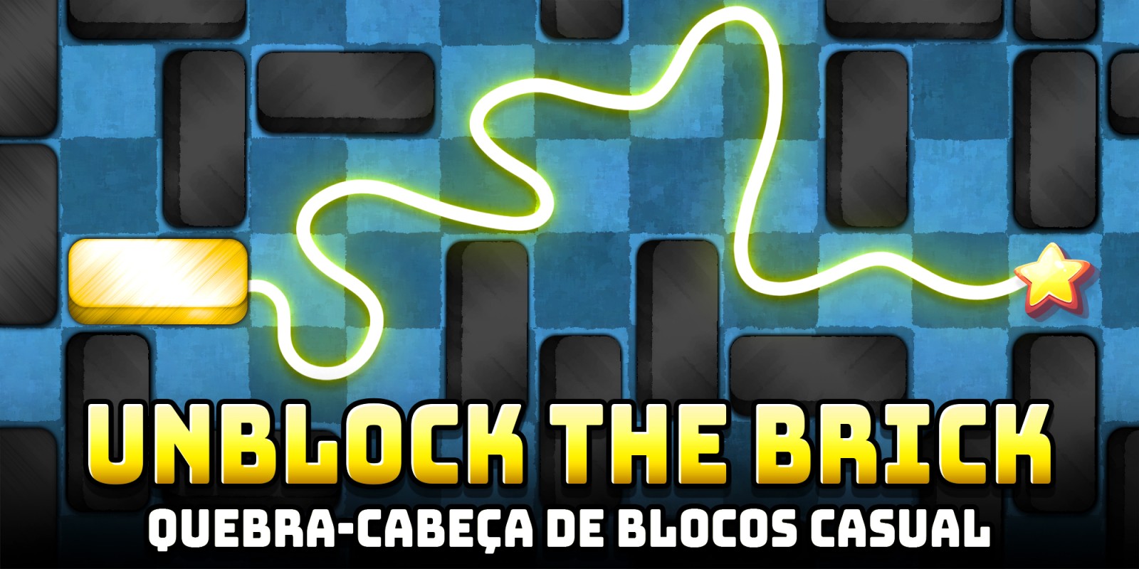 Unblock The Brick: Quebra-cabeça de blocos casual