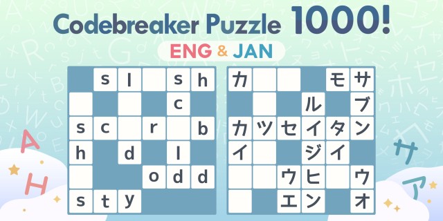 Acheter Codebreaker Puzzle 1000! ENG & JAN sur l'eShop Nintendo Switch