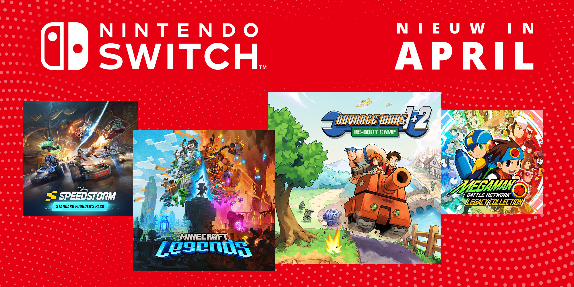 Nintendo Switch-games in april 2023