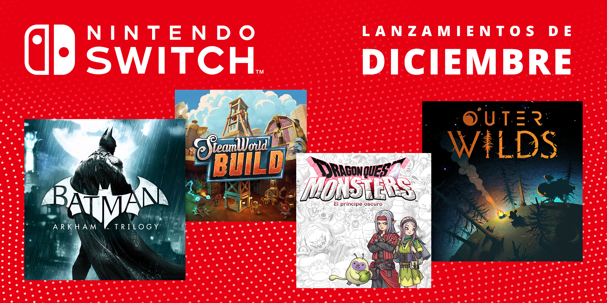 Próximos juegos para Nintendo Switch – Diciembre de 2023