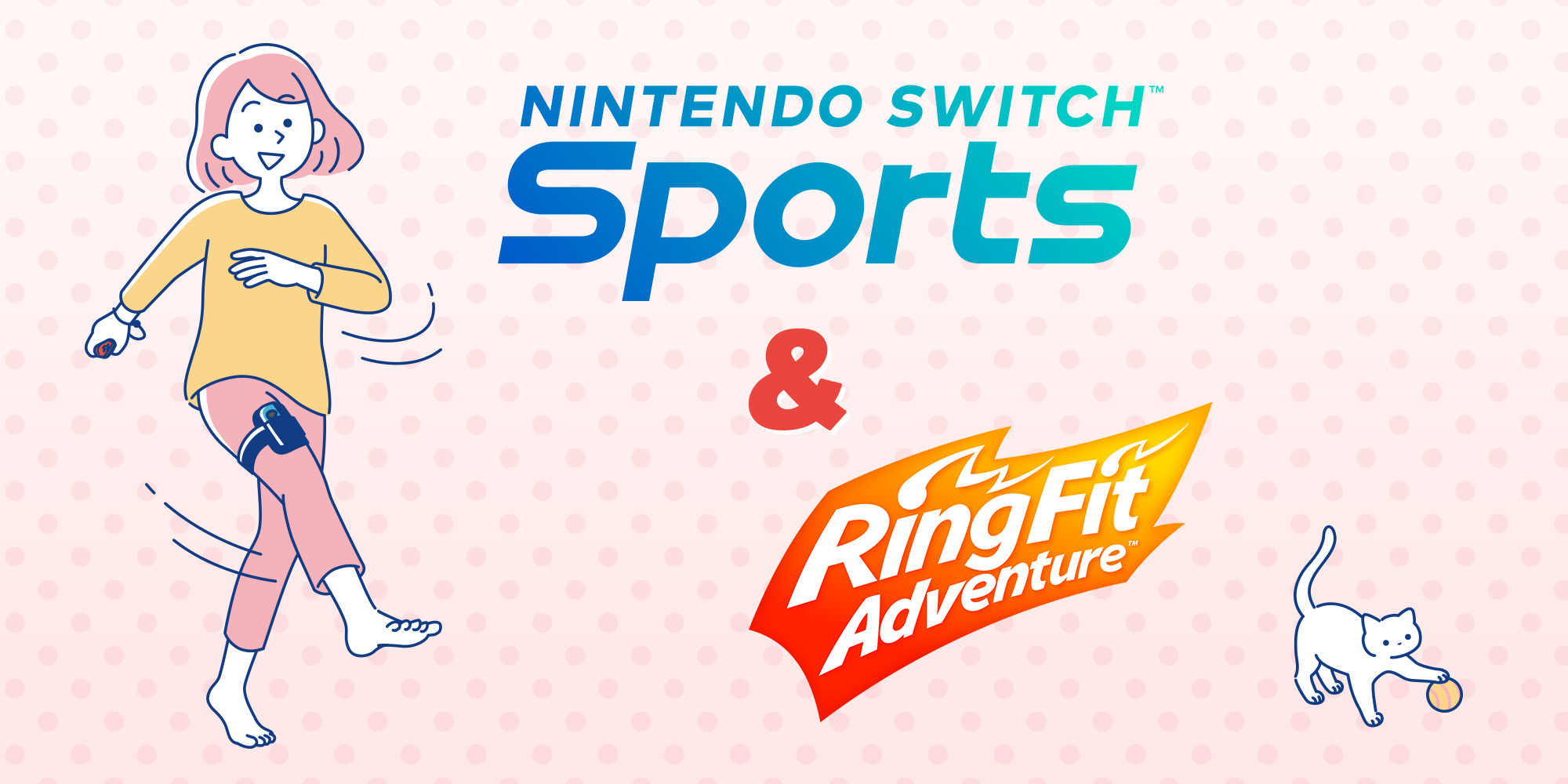 Kick-start the year and get moving with Nintendo Switch Sports and Ring Fit Adventure