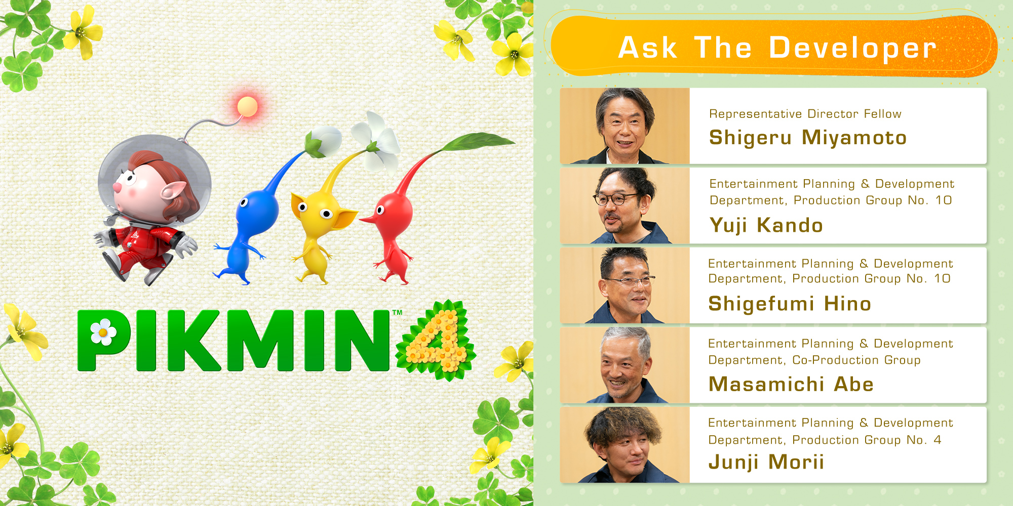 Ask the Developer Vol. 10, Pikmin 4 – Chapter 1