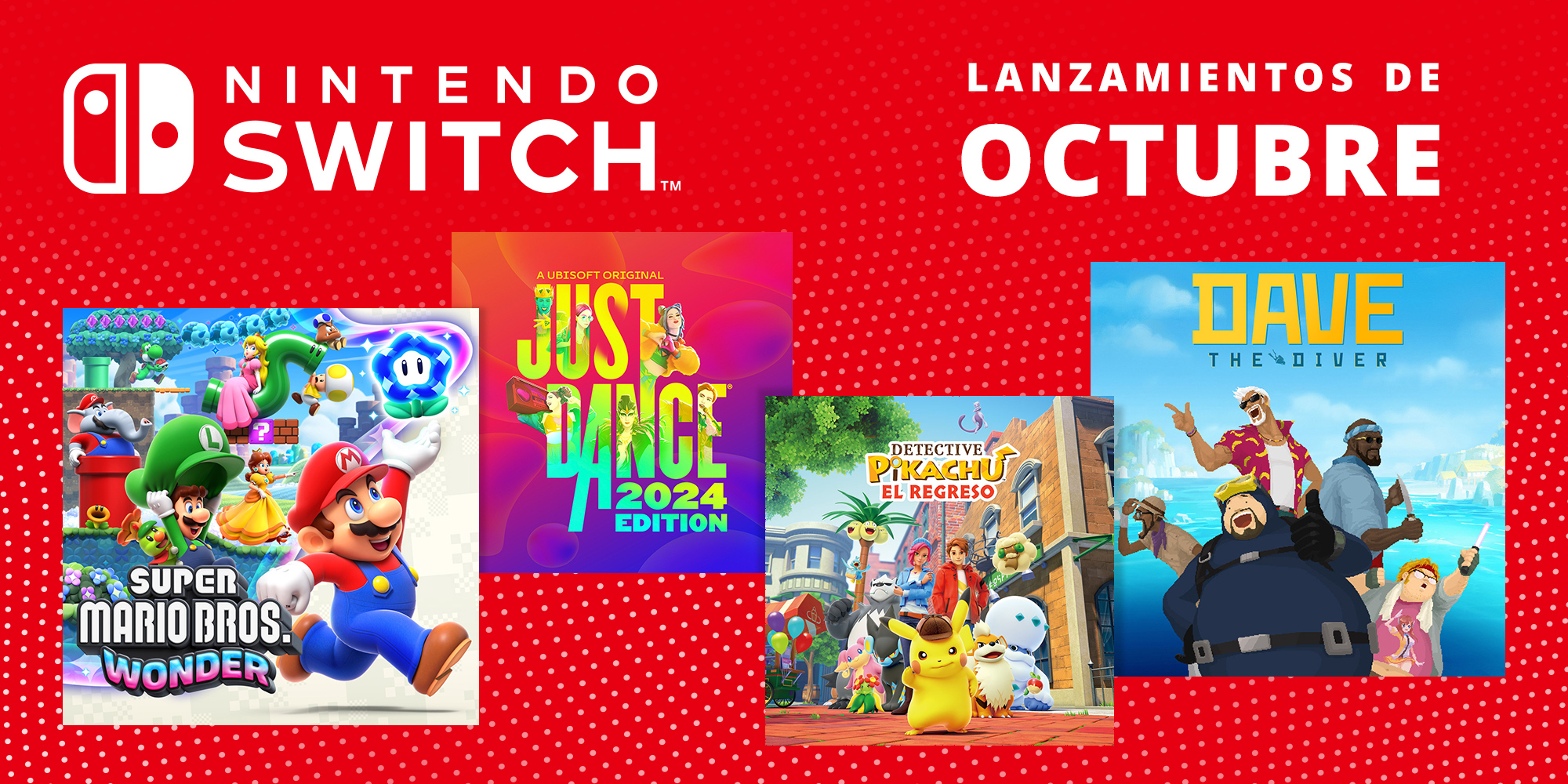 Próximos juegos para Nintendo Switch – Octubre de 2023