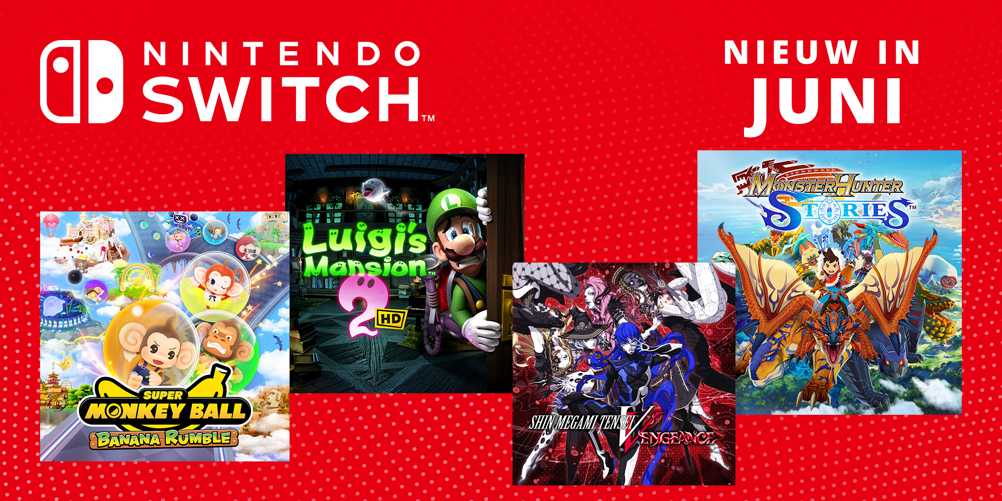 Nieuwe Nintendo Switch-games – Juni 2024