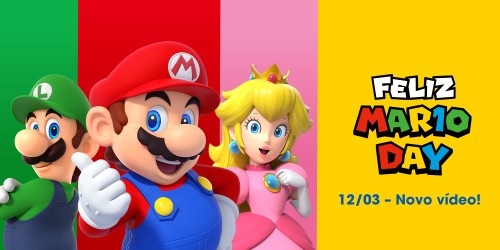 Celebra o MAR10 Day com o Mario e companhia