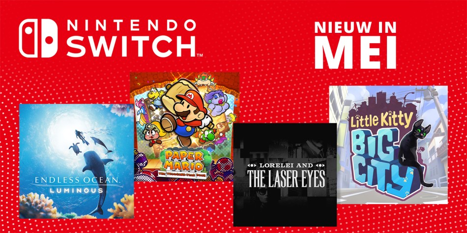 Nieuwe Nintendo Switch-games – Mei 2024