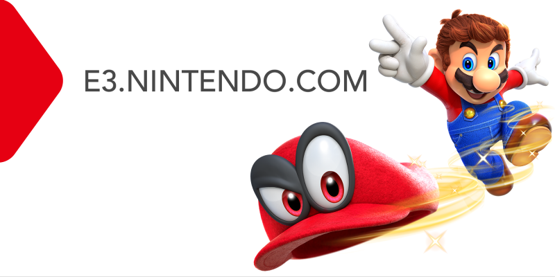 Site officiel de Nintendo of America à l'E3 2017