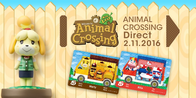Animal Crossing Direct - November 2nd, 2016