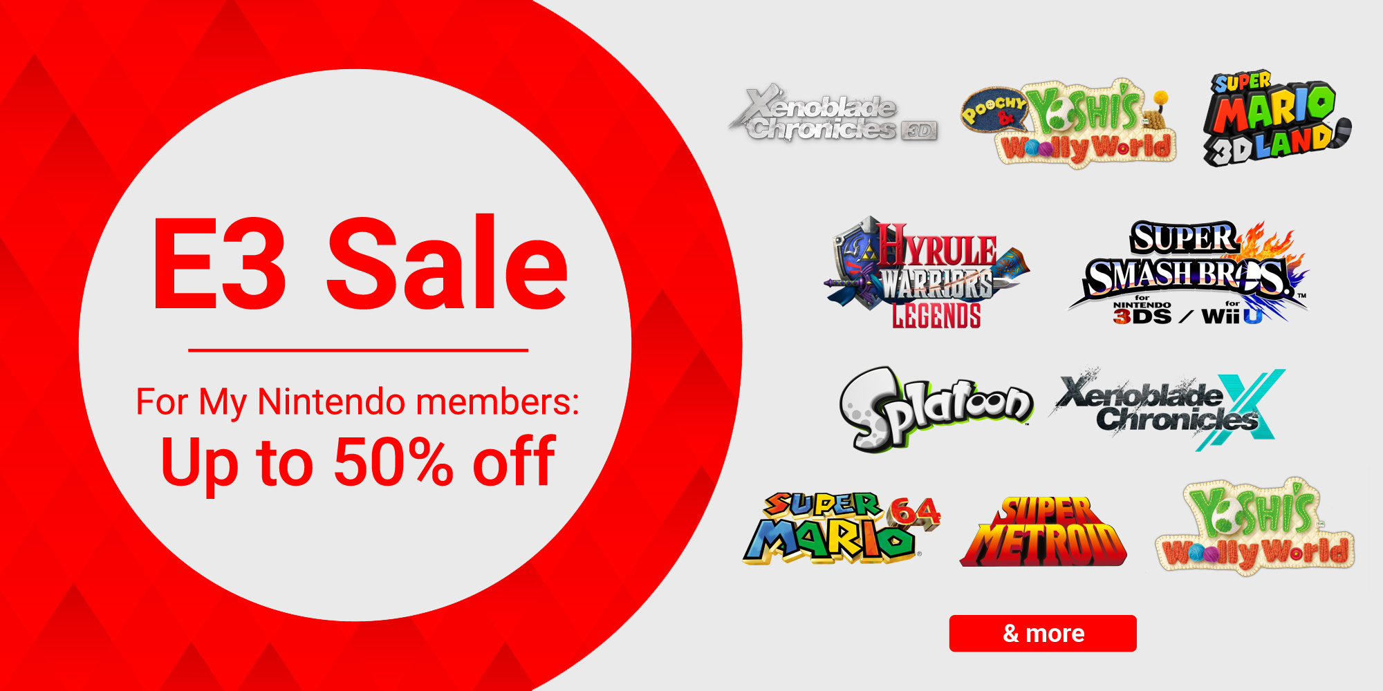 Nintendo eShop sale: E3 Sale