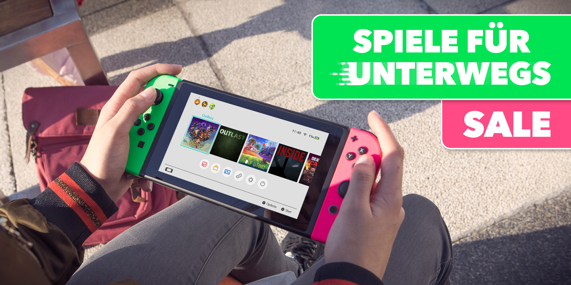 Nintendo eShop-Angebotsaktion: „Spiele für unterwegs“-Sale