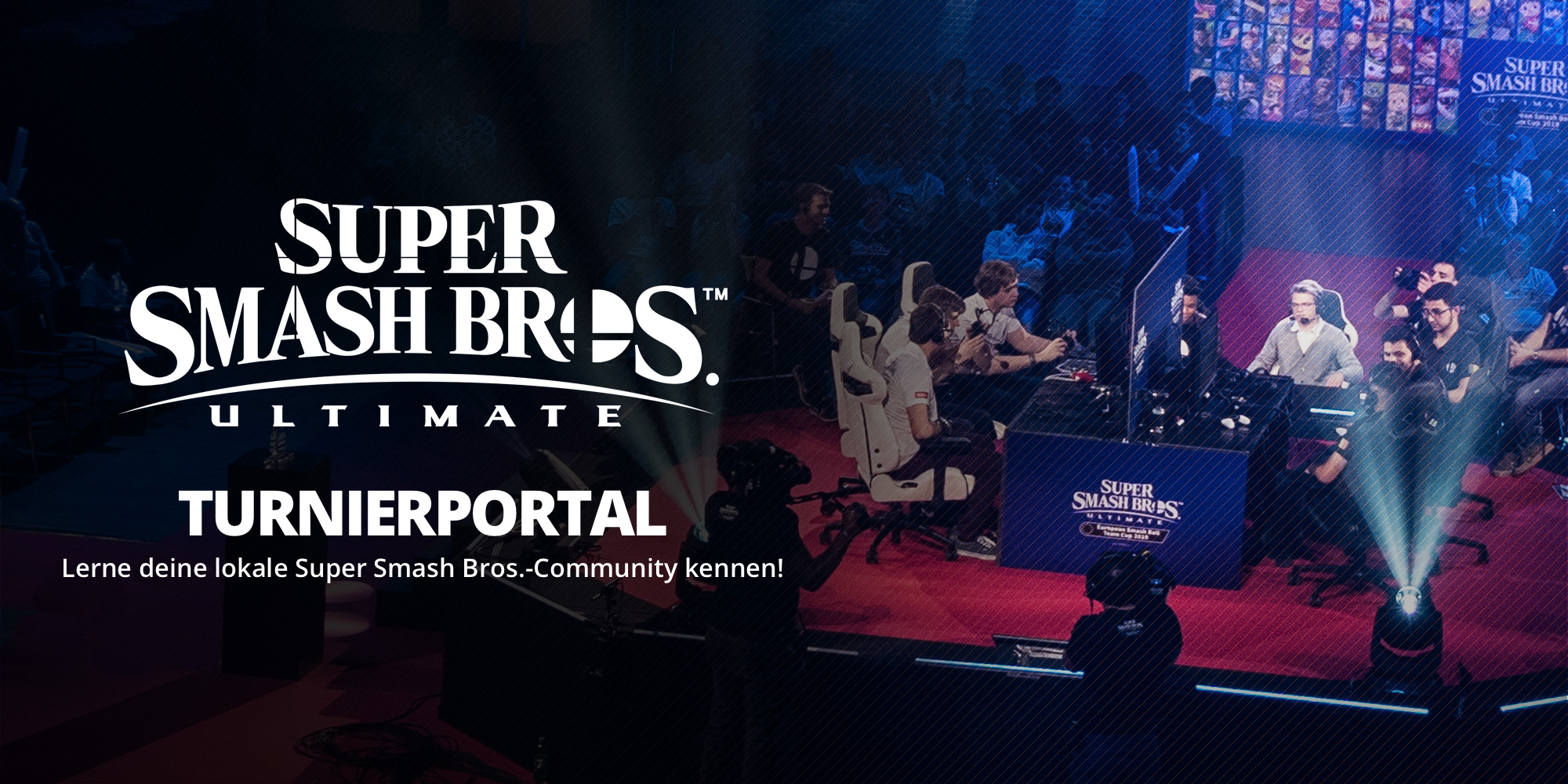Lerne über das Super Smash Bros. Ultimate-Turnierportal deine lokale Smash Bros.-Community kennen!