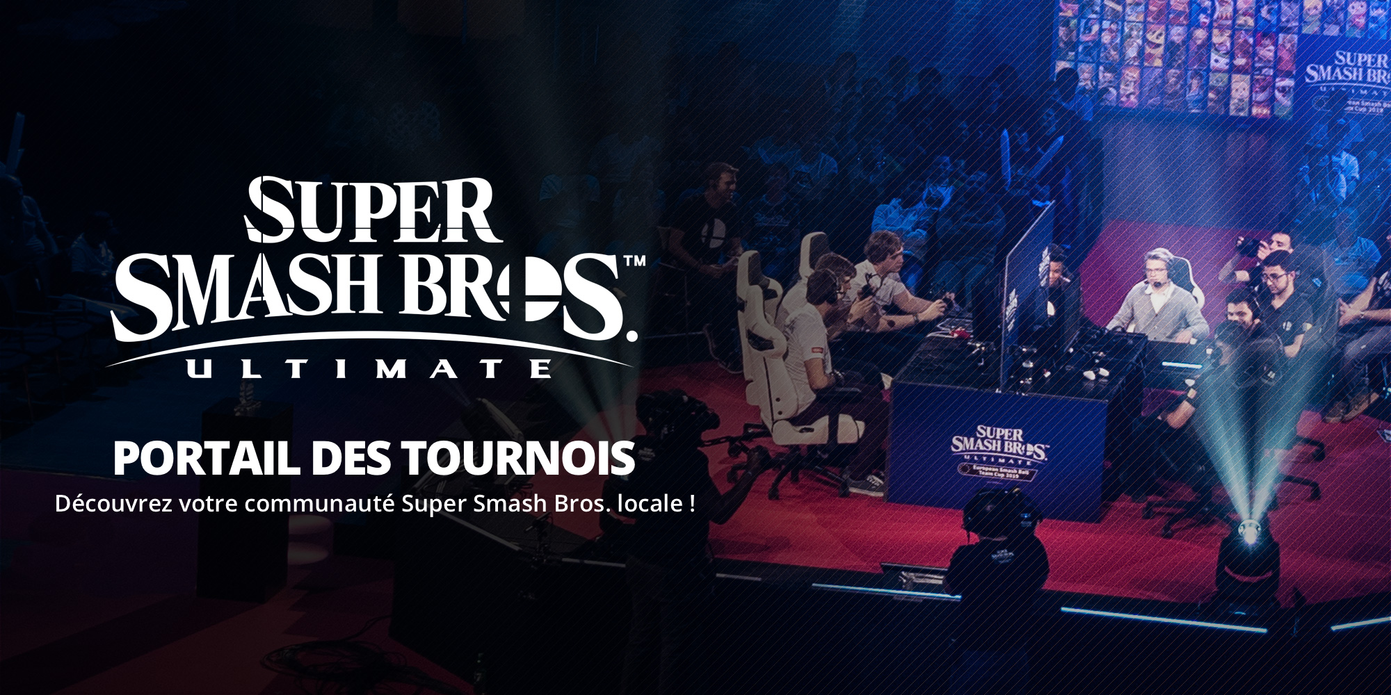Trouvez votre communauté Smash Bros. locale grâce au portail des tournois de Super Smash Bros. Ultimate