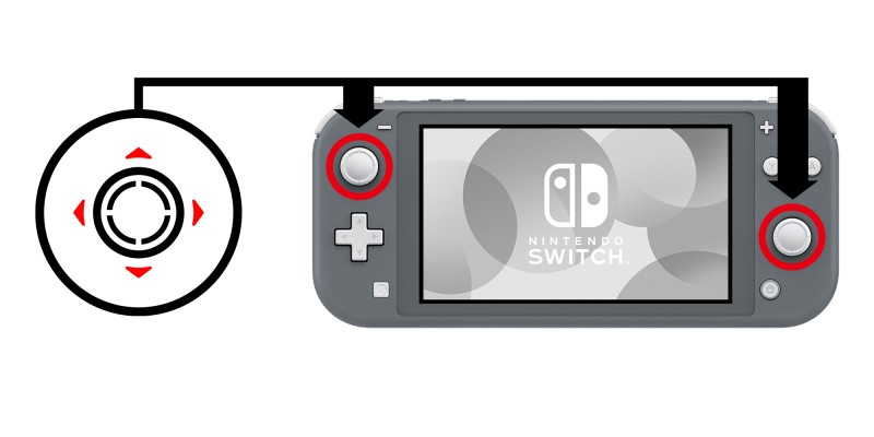 Las palancas de control de la consola Nintendo Switch Lite responden incorrectamente o no responden en absoluto (problema de capacidad de reacción, también llamado “drifting” en inglés)