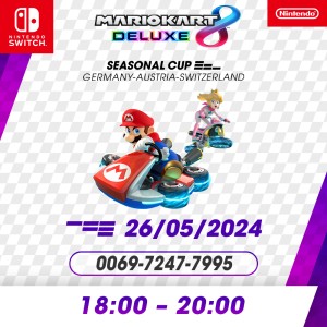 Le prochain tournoi en ligne de Mario Kart 8 Deluxe débutera le dimanche 26 mai